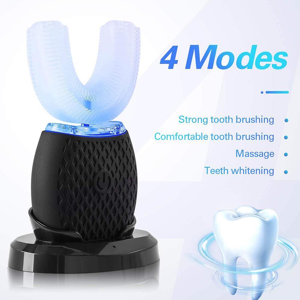 Silicone Electric Toothbrush 360° for Adult Smart Automatic Whitening