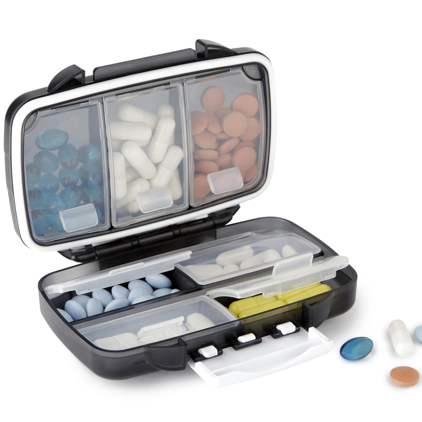 Travel Pill Organizer Moisture Proof Pill Holder Daily Medicine