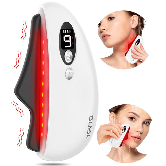 Gua Sha Facial Tool, Electric Black Obsidian Guasha Tool For Face,