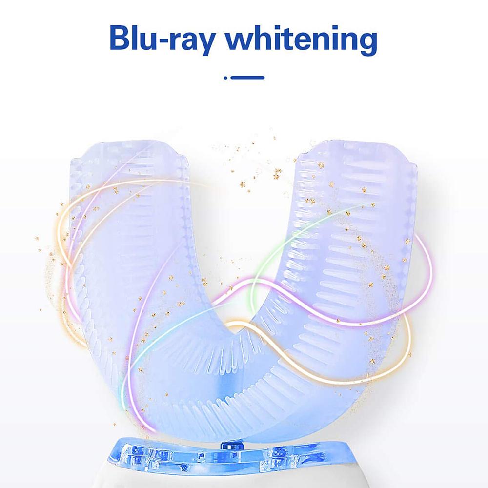 Silicone Electric Toothbrush 360° for Adult Smart Automatic Whitening