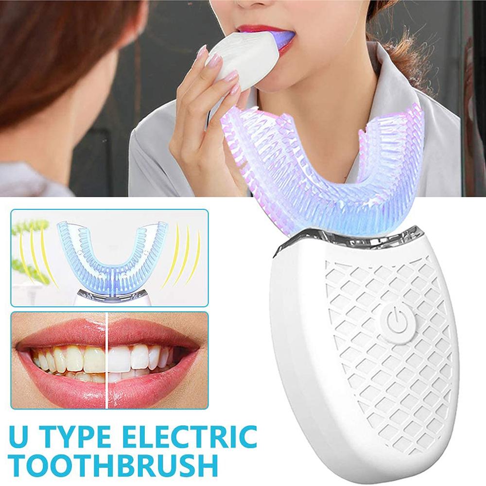 Silicone Electric Toothbrush 360° for Adult Smart Automatic Whitening