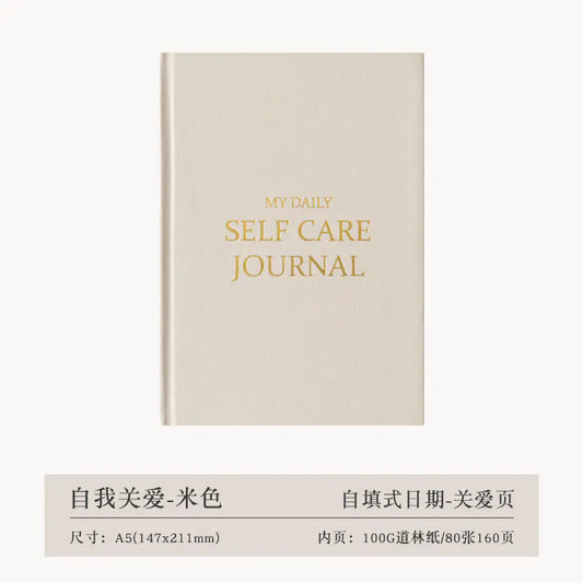 A5 Gratitude Journal for Self-Care and Planning