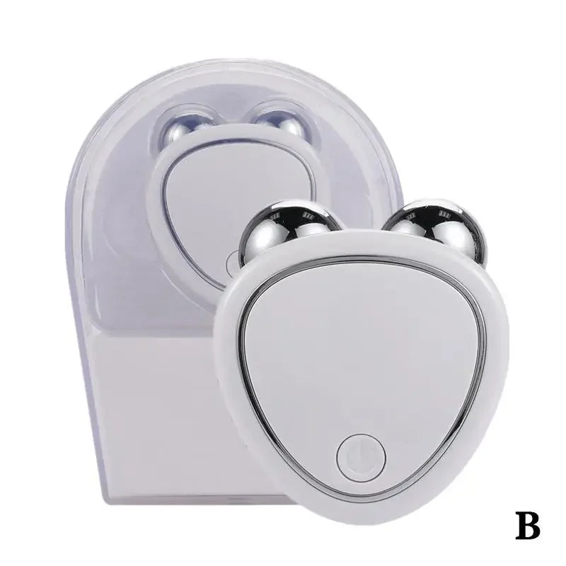 1pcs Portable Electric Face Lift Roller Massager EMS Lifting Vibration Beauty Skin Massage Sonic Facial Microcurrent Tighte Y5T4