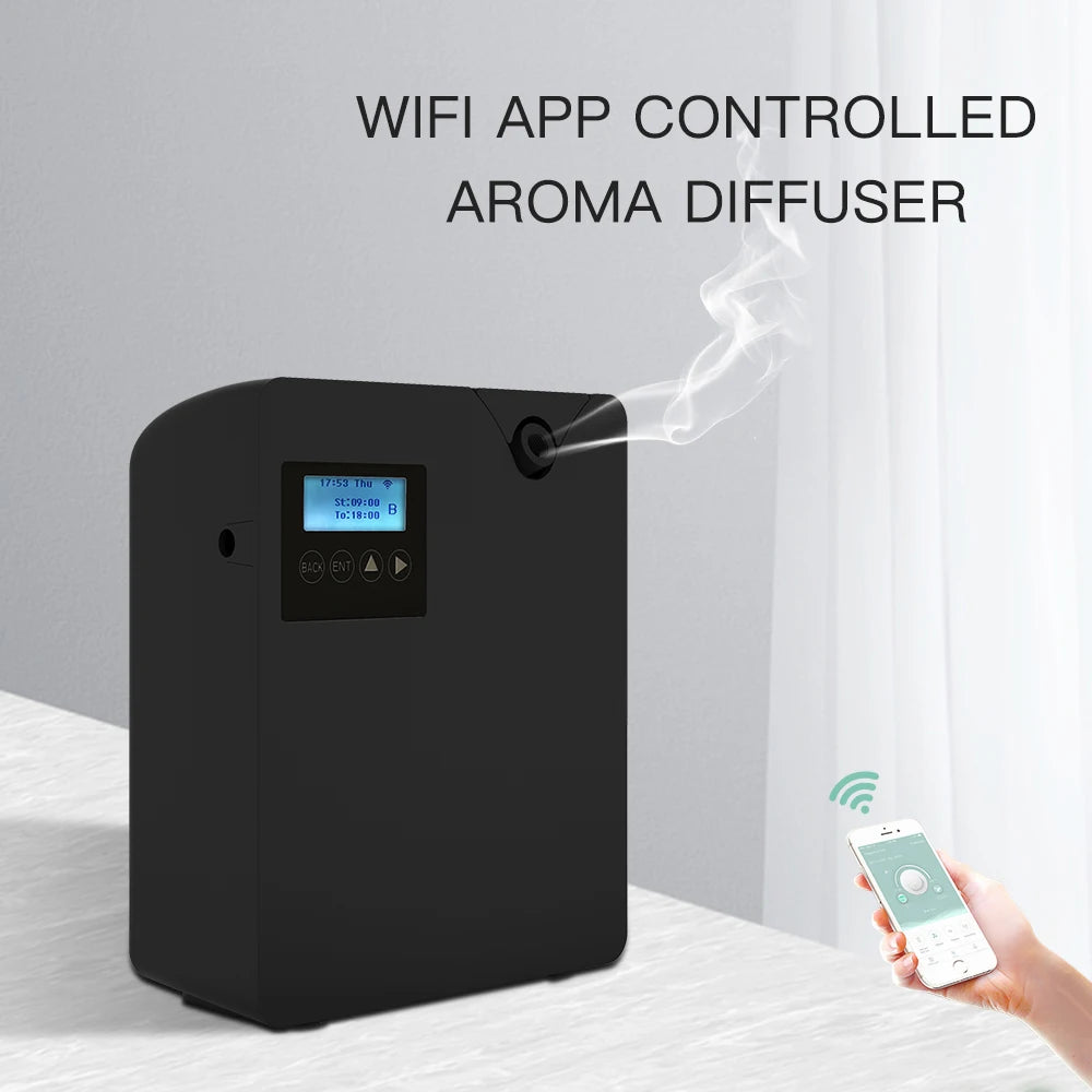 Smart Aroma Diffuser Bluetooth Control Essential Oils Diffuser Hotels Home Perfume Fragrance Diffuser Smell Aroma Air Freshener