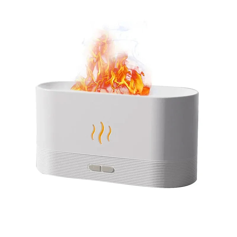 Flame Humidifier Diffuser Household Portable Aroma Diffuser Desktop Usb 150ml Fire Essential Oil Diffuser
