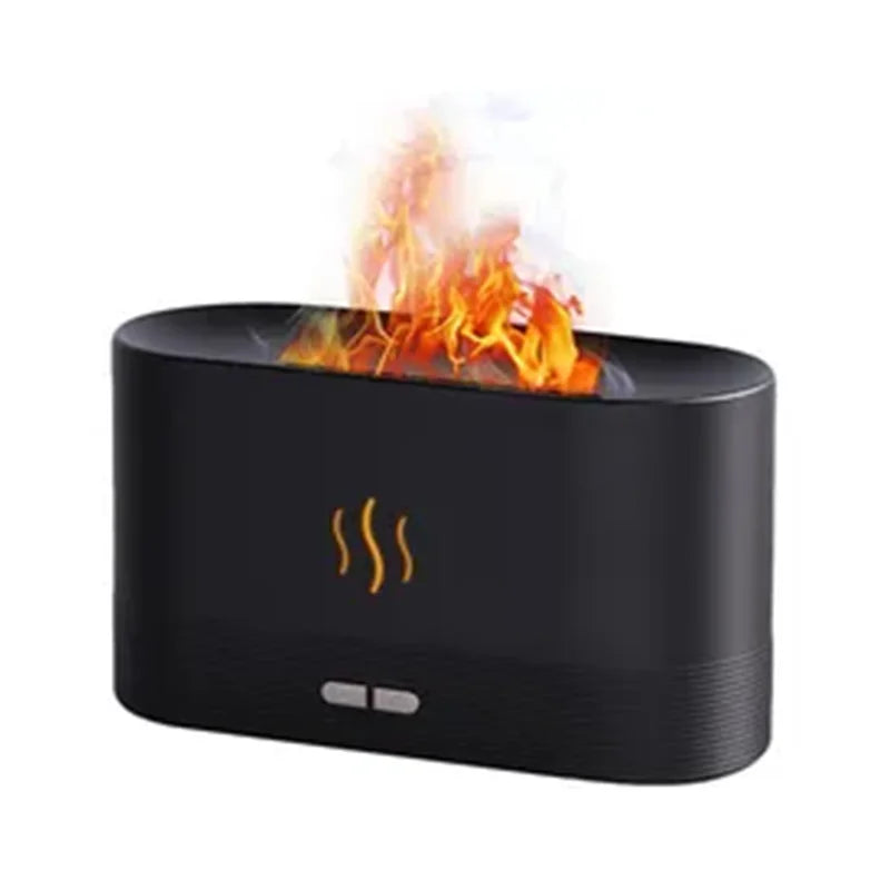 Flame Humidifier Diffuser Household Portable Aroma Diffuser Desktop Usb 150ml Fire Essential Oil Diffuser