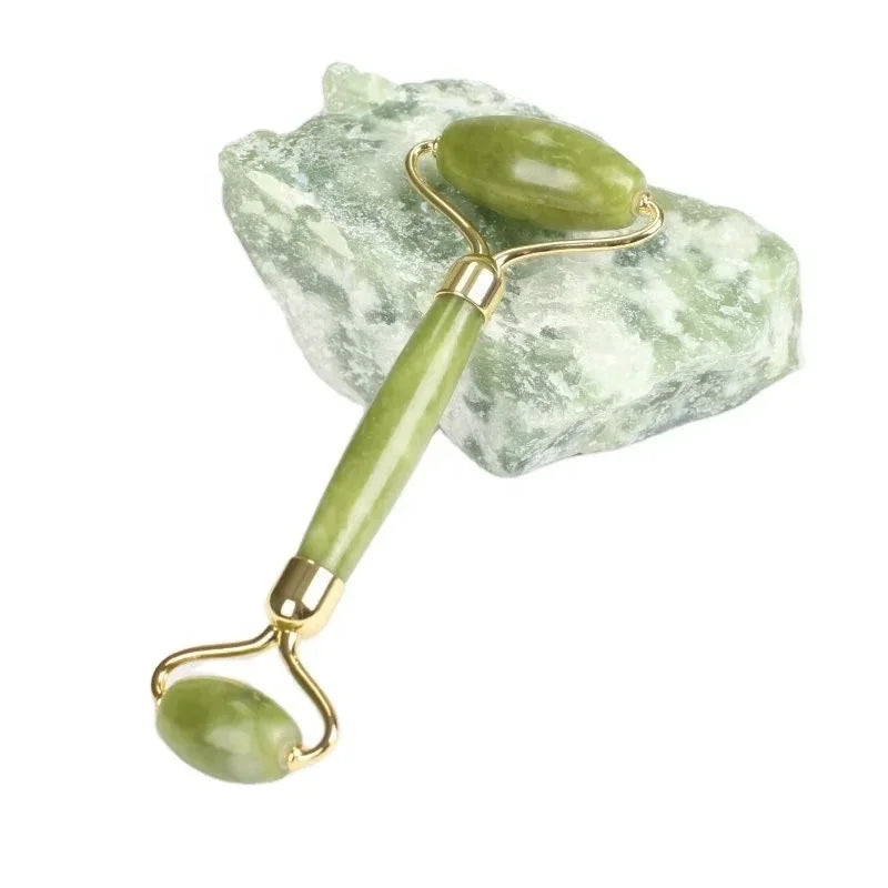 Natural Jade Roller Massager for Face Roller facial liftting Anti-wrinkle Gua Sha Jade Stone Face Massager Beauty Skin Care Tool