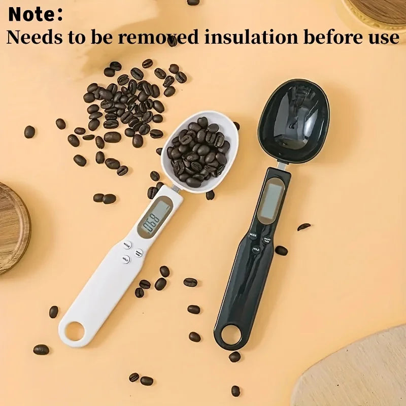 Spoon scale, measuring spoon scale, food scale, mini electronic scale, ingredient scale, cat dog food scale, milk powder scale