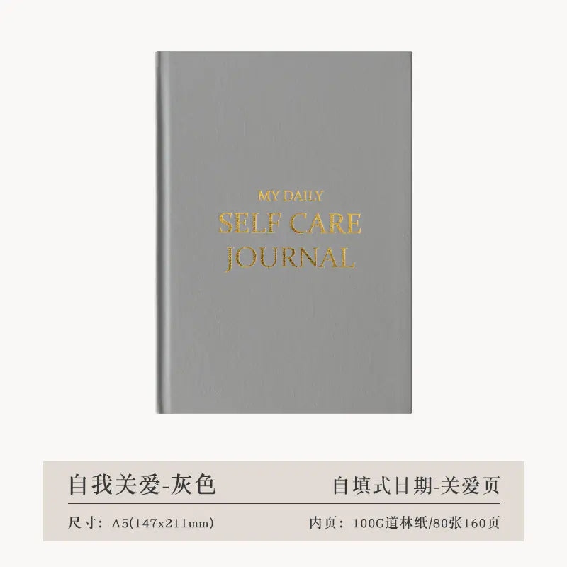 A5 Gratitude Journal for Self-Care and Planning